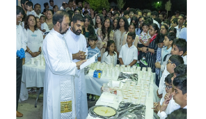 സെന്റ്. തോമസ് സീറോ മലബാര്‍ ദേവാലയത്തില്‍ തിരുവത്താഴ ദിവ്യബലിയും കാല്‍കഴുകള്‍ ശുശ്രൂഷയും നടത്തി