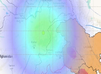 അഫ്ഗാനിസ്ഥാനില്‍ ഭൂചലനം; ഡല്‍ഹി- എന്‍ സി ആറിലും അനുഭവപ്പെട്ടു