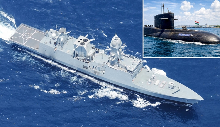 ഇന്ത്യൻ നാവികസേനയ്ക്ക് കരുത്തേകി 'അരിധമാനും, 'താരഗിരി'യും കമ്മീഷൻ ചെയ്തു ഇന്ത്യൻ നാവികസേനയ്ക്ക് കരുത്തേകി 'അരിധമാനും, 'താരഗിരി'യും കമ്മീഷൻ ചെയ്തു