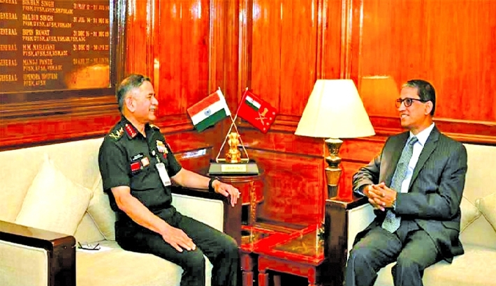 ബംഗ്ലാദേശ് ഹൈക്കമ്മീഷണറും ഇന്ത്യന്‍ ആര്‍മി ചീഫും കൂടിക്കാഴ്ച നടത്തി