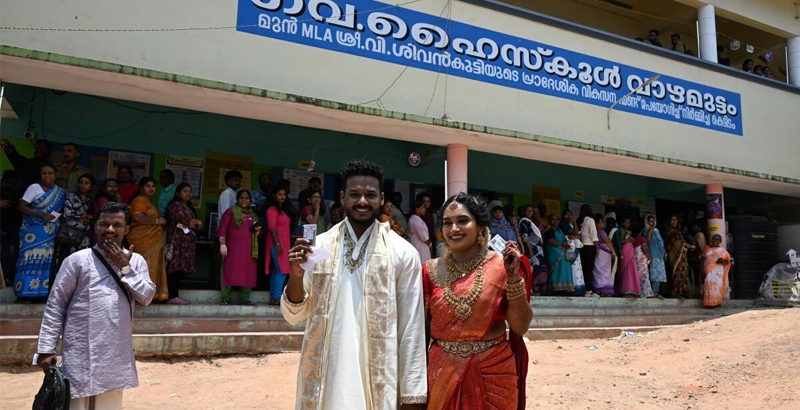 ഉച്ചയോടെ 40% പിന്നിട്ട് പോളിങ്; 80% കടക്കുമെന്ന് പ്രതീക്ഷ