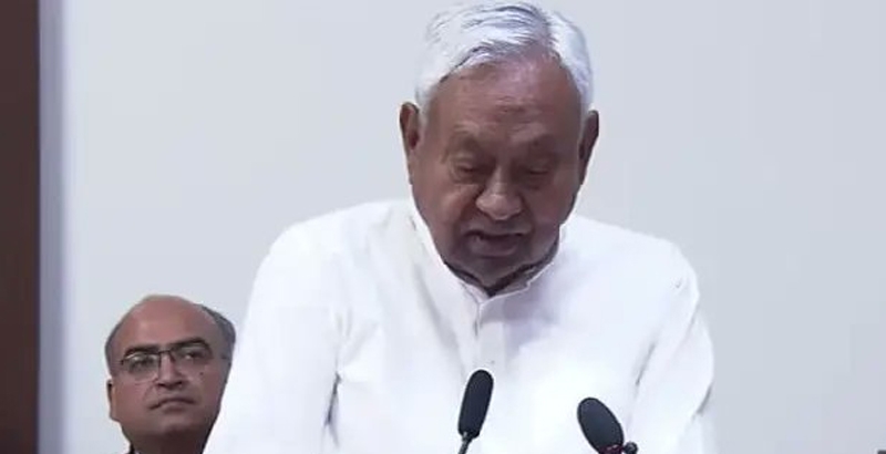 നിതീഷ് കുമാര്‍ രാജ്യസഭാംഗമായി സത്യപ്രതിജ്ഞ ചെയ്തു