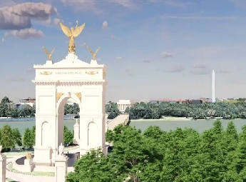 അമേരിക്കയുടെ 250ാം സ്വാതന്ത്ര്യ വാർഷികം: 250 അടി ഉയരത്തിലുള്ള 'ട്രയംഫൽ ആർച്ച്' രൂപകൽപ്പന പുറത്തുവിട്ട് ട്രംപ് ഭരണകൂടം