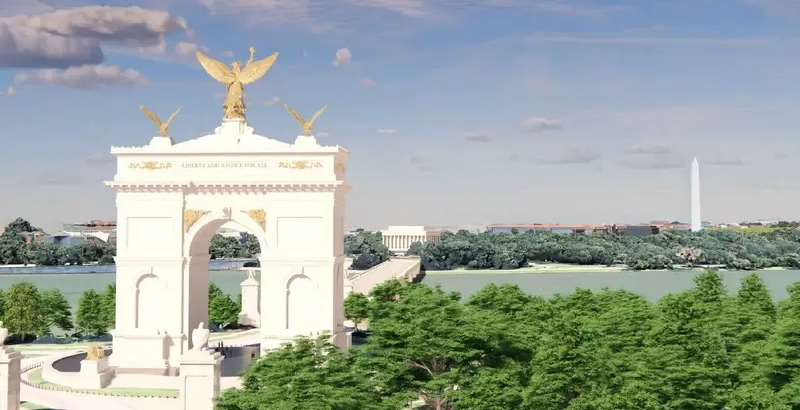 അമേരിക്കയുടെ 250ാം സ്വാതന്ത്ര്യ വാർഷികം: 250 അടി ഉയരത്തിലുള്ള 'ട്രയംഫൽ ആർച്ച്' രൂപകൽപ്പന പുറത്തുവിട്ട് ട്രംപ് ഭരണകൂടം