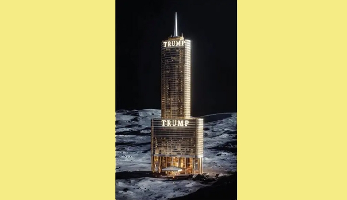 ചന്ദ്രനിൽ 'ട്രംപ് ടവർ' -എഐ ചിത്രം പങ്കുവെച്ച് ട്രംപ്; യാഥാർത്ഥ്യമാകാൻ എത്ര സമയം? ചന്ദ്രനിൽ 'ട്രംപ് ടവർ' -എഐ ചിത്രം പങ്കുവെച്ച് ട്രംപ്; യാഥാർത്ഥ്യമാകാൻ എത്ര സമയം?