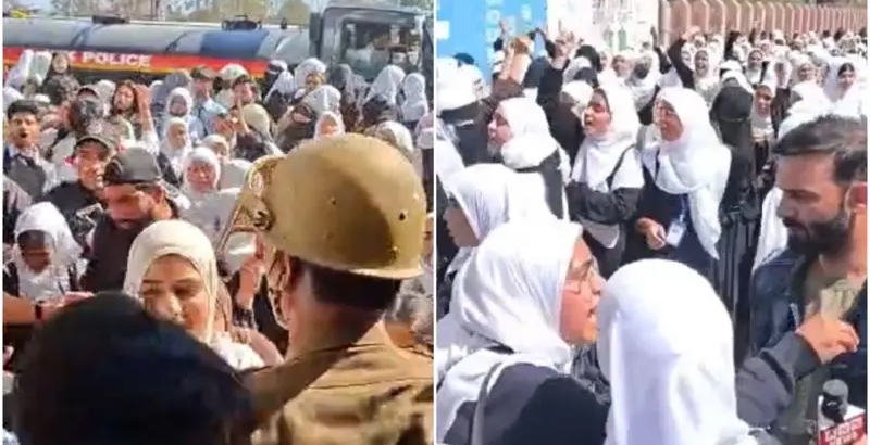 സോപോറിൽ അധ്യാപകനെതിരെ പീഡനാരോപണം: പ്രതിഷേധത്തിനിടെ കലാപശ്രമം, എട്ട് പേർ അറസ്റ്റിൽ