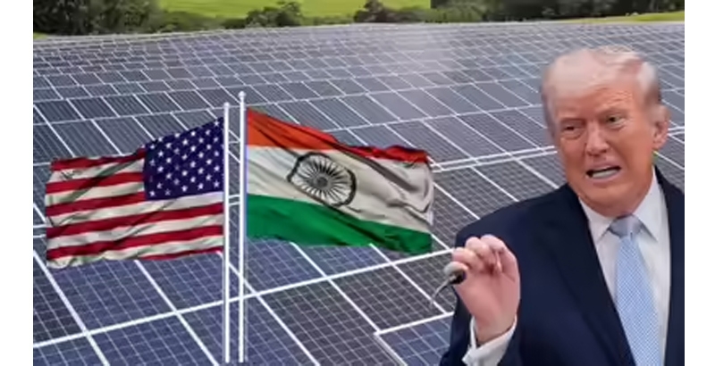 അമേരിക്കയുടെ കനത്ത തീരുവ: ഇന്ത്യൻ സോളാർ കയറ്റുമതിക്ക് വലിയ തിരിച്ചടി