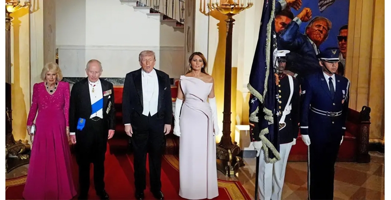 അമേരിക്ക-ബ്രിട്ടൻ ബന്ധം നിർണായകമെന്ന് വൈറ്റ് ഹൗസ് വിരുന്നിൽ കിംഗ് ചാൾസ്