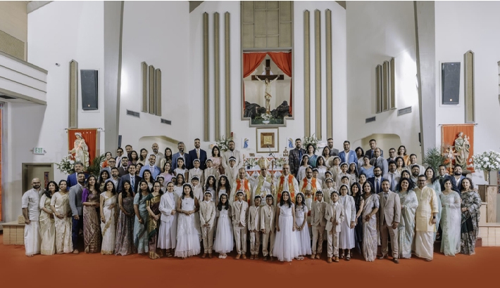 കൃപാഭിഷേകത്താല്‍ ഡാളസ്സ് ഇടവക ആഘോഷമായ ദിവ്യകാരുണ്യ സ്വീകരണം