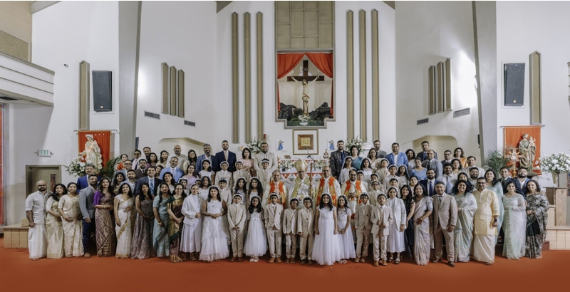 കൃപാഭിഷേകത്താല്‍ ഡാളസ്സ് ഇടവക ആഘോഷമായ ദിവ്യകാരുണ്യ സ്വീകരണം