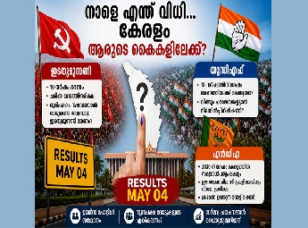 നിർണായക ദിനം നാളെ: കേരളം ആരുടെ കൈകളിലേക്ക്? ഫലത്തിനായി ആകാംക്ഷയോടെ രാഷ്ട്രീയരംഗം