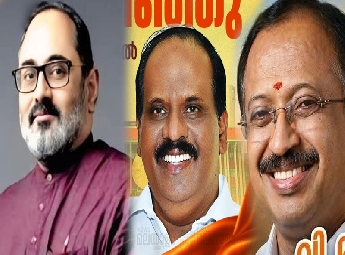 നേമത്തും ചാത്തന്നൂരിലും കഴക്കൂട്ടത്തും താമര വിരിഞ്ഞു; രാജീവ് ചന്ദ്രശേഖറിനും...