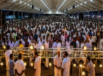 വി.ഡി. സതീശൻ സർക്കാർ അധികാരത്തിലേക്ക്; സെൻട്രൽ സ്റ്റേഡിയത്തിൽ വമ്പൻ സത്യപ്രതിജ്ഞാ ഒരുക്കങ്ങൾ