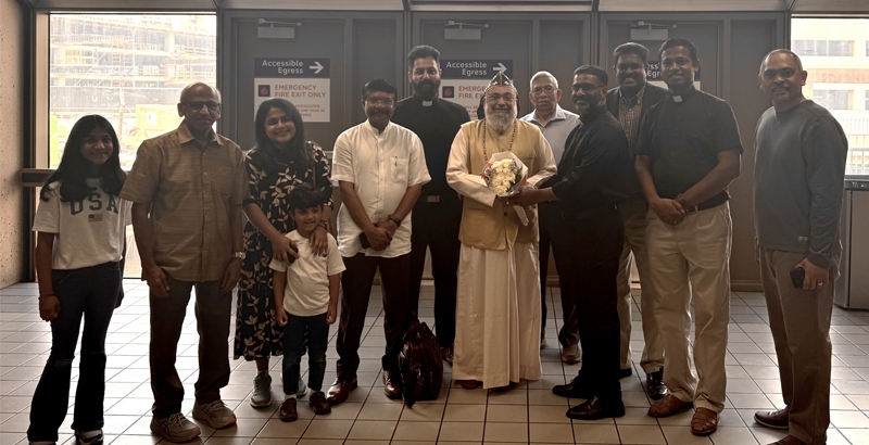 ഡോ. യുയാക്കിം മാര്‍ കൂറിലോസ് സഫ്രഗന്‍ മെത്രാപ്പോലീത്തായ്ക്ക് ഡാലസില്‍ ഊഷ്മള വരവേല്‍പ്പ്