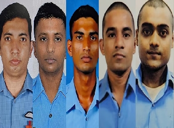 വ്യോമസേനാ വിമാനം തകര്‍ന്നു വീണു; അഞ്ച് സൈനികര്‍ കൊല്ലപ്പെട്ടു