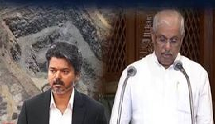 'മുല്ലപ്പെരിയാറിൽ പുതിയ അണക്കെട്ട് അനുവദിക്കില്ല; കേരളത്തിന്റെ ശ്രമങ്ങൾ തടയും'; നയപ്രഖ്യാപനത്തിൽ വിജയ് സർക്കാർ