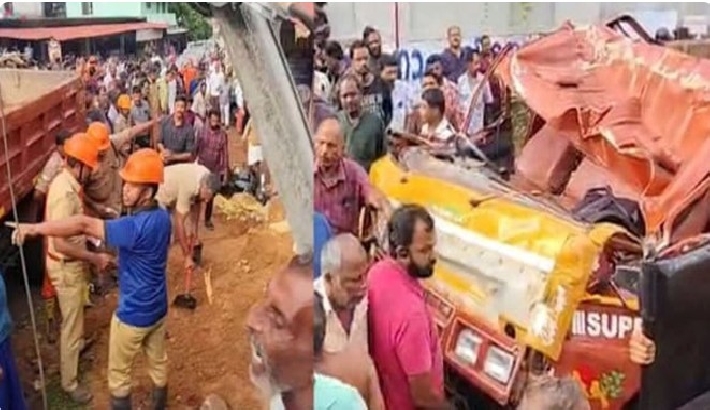കൊട്ടാരക്കരയിൽ ബസ് സ്റ്റോപ്പിലേക്ക് ടിപ്പര്‍ ലോറി പാഞ്ഞുകയറി വൻ അപകടം, 3  പേർ മരിച്ചു