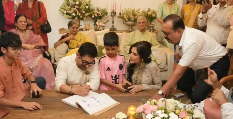 സ്വകാര്യ ചടങ്ങില്‍ ഗൗരി സ്പ്രാറ്റിനെ വിവാഹം ചെയ്ത് ആമിര്‍ ഖാൻ