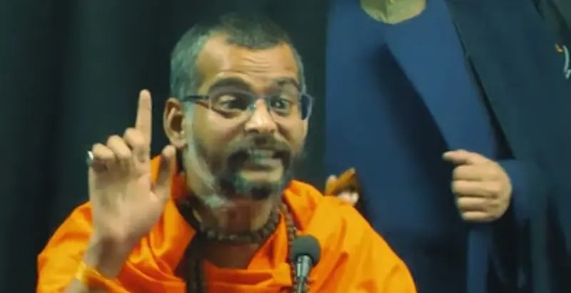 ഇറാനെ പ്രശംസിച്ച് അമേരിക്കയെ വിമർശിച്ച് ഇന്ത്യൻ പണ്ഡിറ്റിൻ്റെ പ്രസംഗം