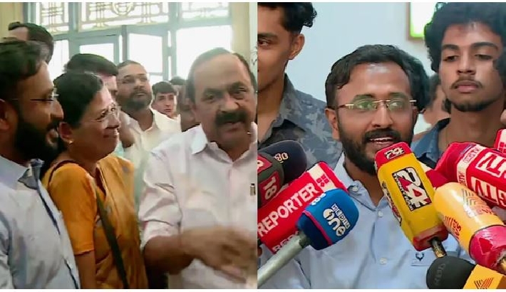 പരാതികളറിയിച്ചു, തീരുമാനം സർക്കാരിന്റേത്; മുഖ്യമന്ത്രിയുമായുള്ള കൂടിക്കാഴ്ചയ്ക്ക് ശേഷം കെ.എസ്.യു പ്രസിഡ‍ന്റ്