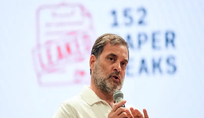 '152 ചോദ്യപേപ്പറുകള്‍ ചോര്‍ന്നു; ഒരാള്‍ പോലും ശിക്ഷിക്കപ്പെട്ടില്ല': വിദ്യാര്‍ഥികള്‍ക്കെതിരായ പൊലീസ് നടപടിയില്‍ പ്രധാനമന്ത്രി മാപ്പുപറയണമെന്ന് രാഹുല്‍ ഗാന്ധി