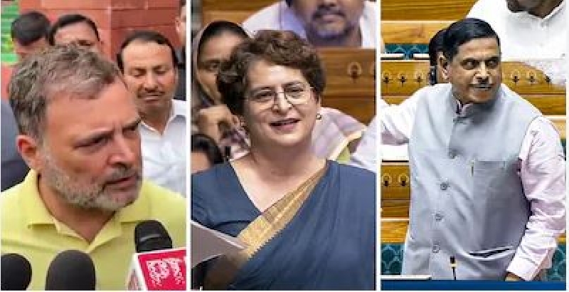 കൂട്ടബലാത്സം​ഗം ചെയ്തവരെ രക്ഷപെടുത്തിയ ആൾ; പുതിയ വിദ്യാഭ്യാസ മന്ത്രിക്കെതിരേ ആഞ്ഞടിച്ച് പ്രിയങ്കയും രാഹുലും