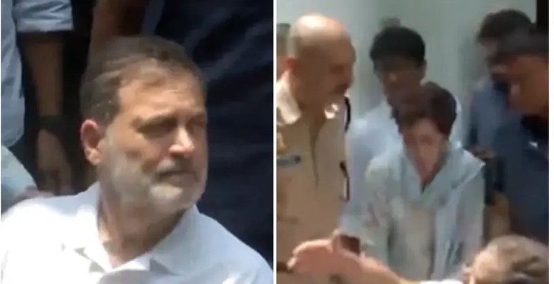 ജന്തര്‍ മന്തറിലെ പെല്ലറ്റ് ആക്രമണം; എഫ് ഐ ആര്‍ ആവശ്യപ്പെട്ട് ഡല്‍ഹി പൊലീസ് സ്റ്റേഷന് മുന്നില്‍ രാഹുല്‍ ഗാന്ധിയുടെ ധര്‍ണ