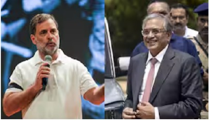 'ഗ്യാനേഷ് കുമാര് ദേശദ്രോഹി, രാജിവെക്കണം; വോട്ടിന് പിന്നാലെ നിയമവും കവര്ന്നു; ജനാധിപത്യം തകരുന്നത് നോക്കിനില്ക്കില്ല': രാഹുൽ ഗാന്ധി 'ഗ്യാനേഷ് കുമാര് ദേശദ്രോഹി, രാജിവെക്കണം; വോട്ടിന് പിന്നാലെ നിയമവും കവര്ന്നു; ജനാധിപത്യം തകരുന്നത് നോക്കിനില്ക്കില്ല': രാഹുൽ ഗാന്ധി