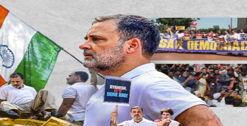 പതിനായിരമോ അമ്പതിനായിരമോ പൊലീസിനെ വിളിച്ചുവരുത്തൂ, മോദിയും അമിത് ഷായും ഭീരുക്കൾ; പോരാട്ടം തുടരുമെന്ന് രാഹുൽ ​ഗാന്ധി