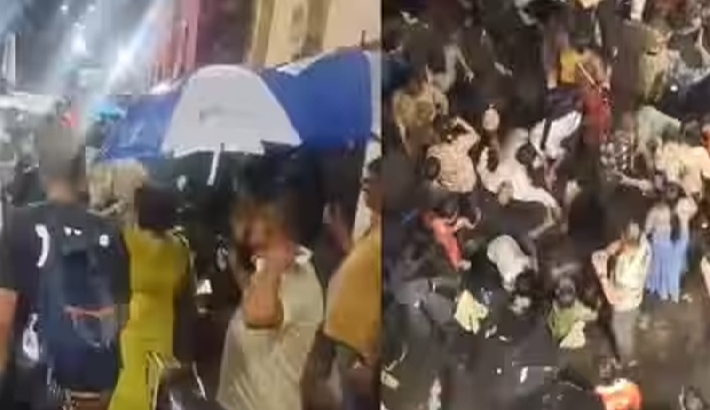 കൊല്ക്കത്തയില് ദുര്ഗാപൂജ പന്തല് തകര്ന്നു; തിക്കിലും തിരക്കിലും 25 പേര്ക്ക് പരിക്ക് കൊല്ക്കത്തയില് ദുര്ഗാപൂജ പന്തല് തകര്ന്നു; തിക്കിലും തിരക്കിലും 25 പേര്ക്ക് പരിക്ക്