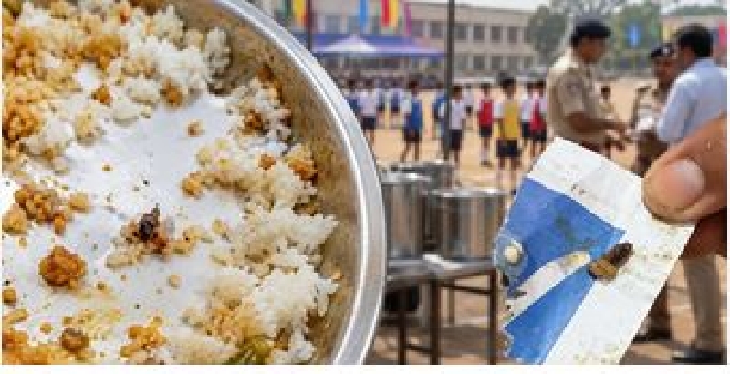 കായികമേളയിലെ ഭക്ഷണത്തിൽ പുഴുവിനെ ഇട്ടത് ഗൂഢാലോചനയെന്ന് മന്ത്രി; അധ്യാപകൻ അറസ്റ്റിൽ, സസ്പെൻഷൻ
